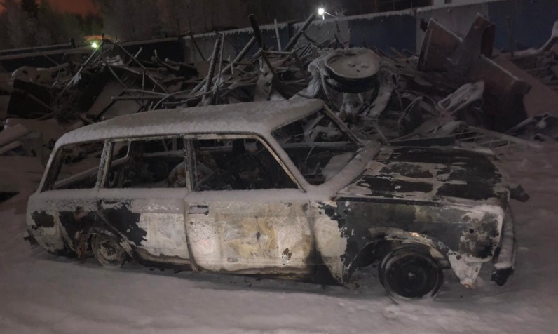Житель Ленобласти похитил и сжег автомобиль «ВАЗ»