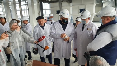 В поселке Первомайское ввели в эксплуатацию новый комбикормовый завод птицефабрики «Роскар»