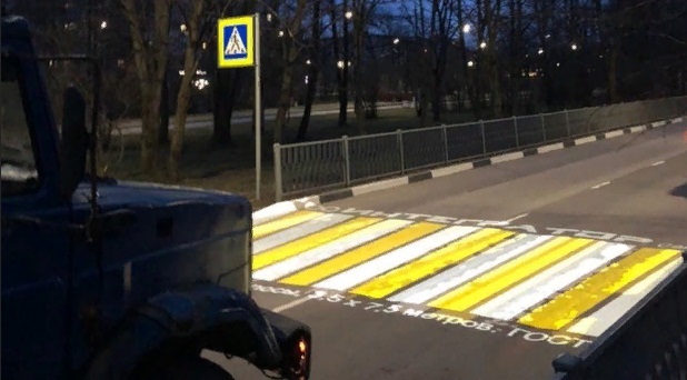 Нацпроект «Безопасные дороги». Световые зебры появятся в Приозерске