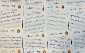 Совет ветеранов Коммунара продолжает акцию «Письмо на фронт»